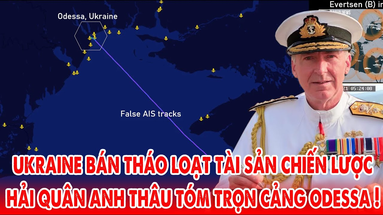 Ukraine bán tháo tài sản chiến lược, cảng Odessa về tay Hải quân Anh ! – 5P Kiến Thức