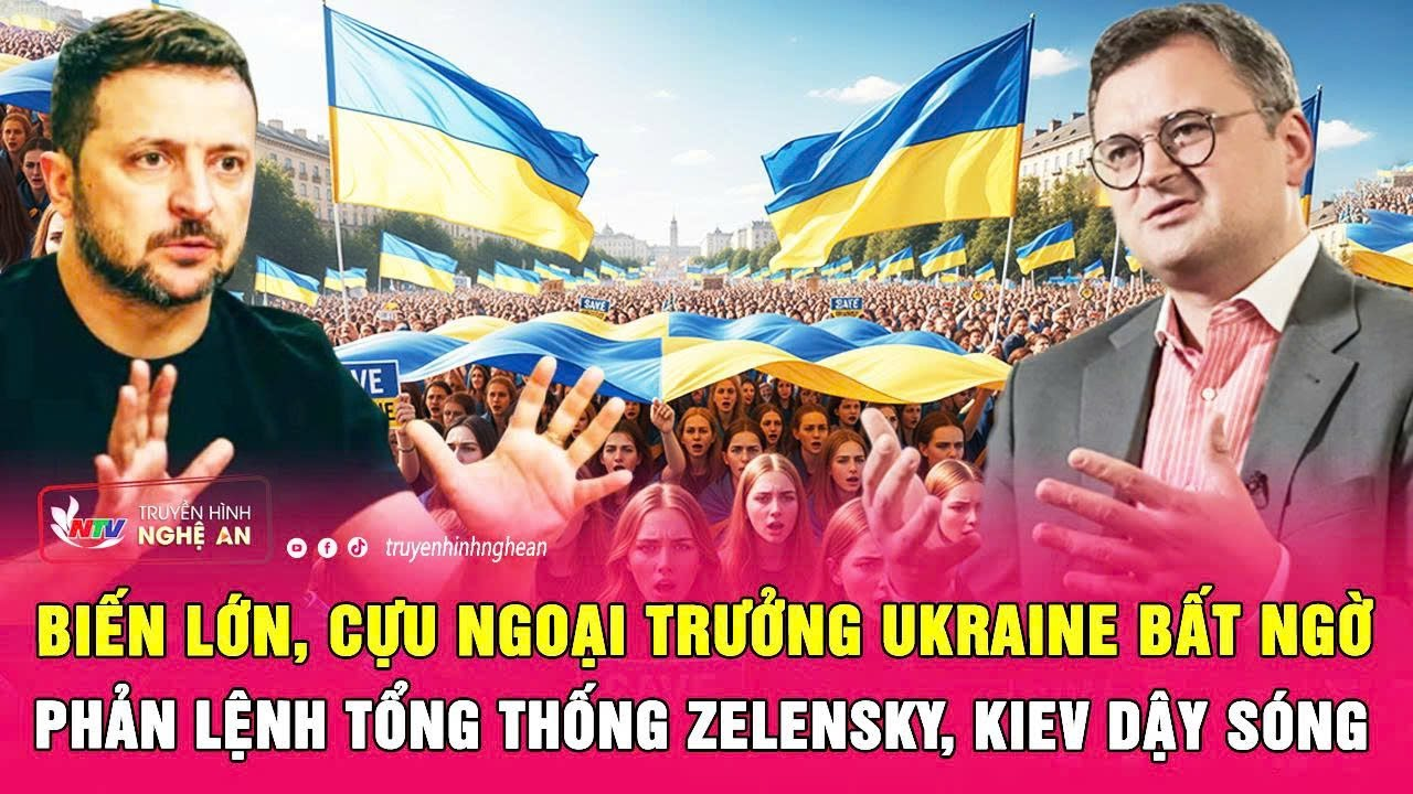 Thời sự quốc tế 10/9: Biến lớn, cựu Ngoại trưởng Ukraine phản lệnh Tổng thống Zelensky, Kiev dậy sóng