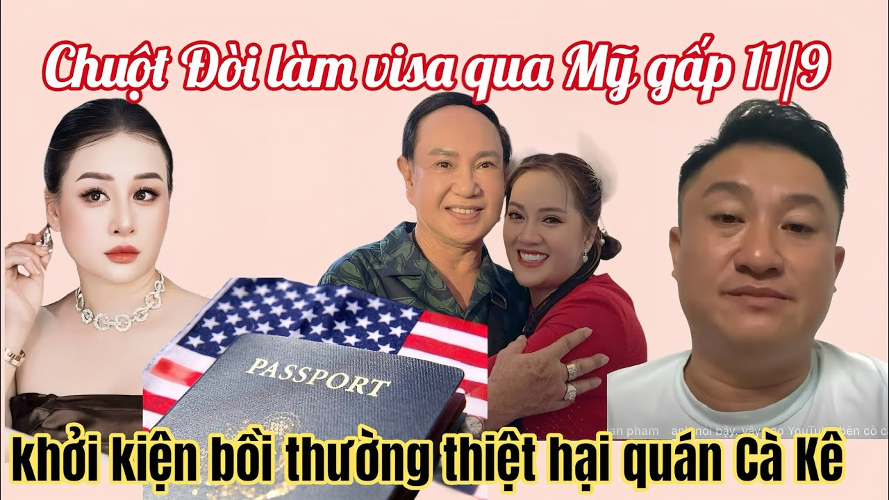 Sáng 11/9: Bầu Show Huy Lê Đòi Khởi Kiện Bồi Thường Kẻ Phá Quán Cà Kê, Chuột Lo Sợ Làm Visa Đi Mỹ