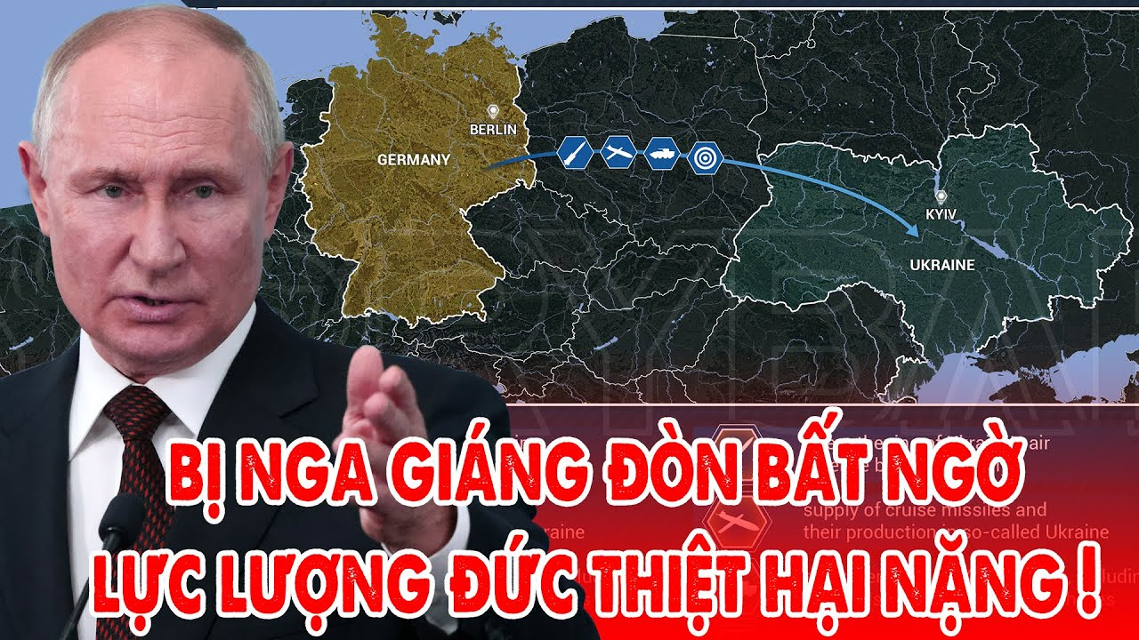 Nga tung đòn bất ngờ khiến Đức rơi vào thế yếu, Berlin thiệt hại nặng ở Ukraine ! – 5P Kiến Thức