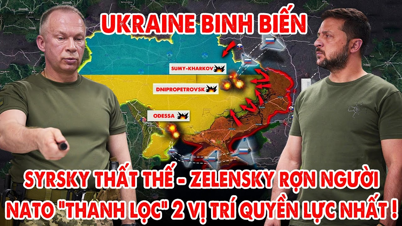 Quân đội Ukraine binh biến, Tổng tư lệnh Syrsky thất thế, Zelensky lạnh sống lưng ! – 5P Kiến Thức
