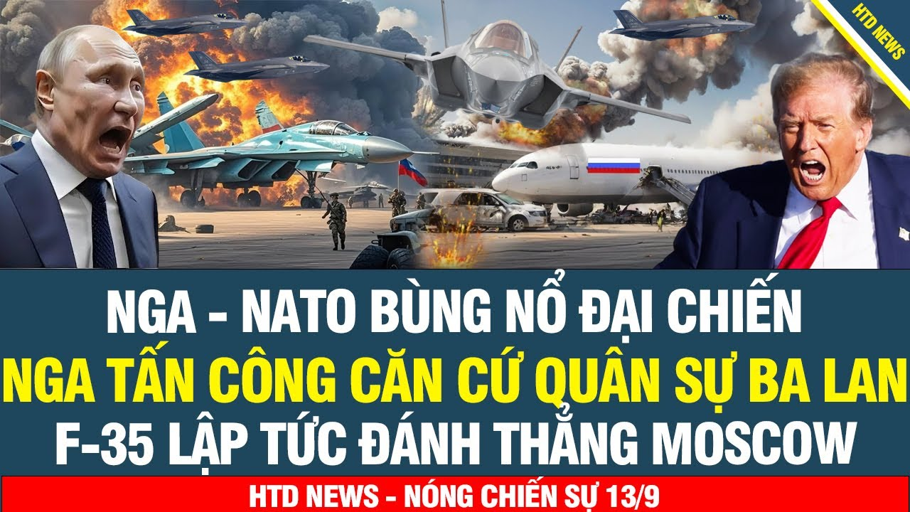 NGA – NATO ĐÁNH THẬT RỒI Căn cứ quân sự Ba Lan bị tấn công, F-35 lập tức khai hỏa, thế chiến bùng nổ