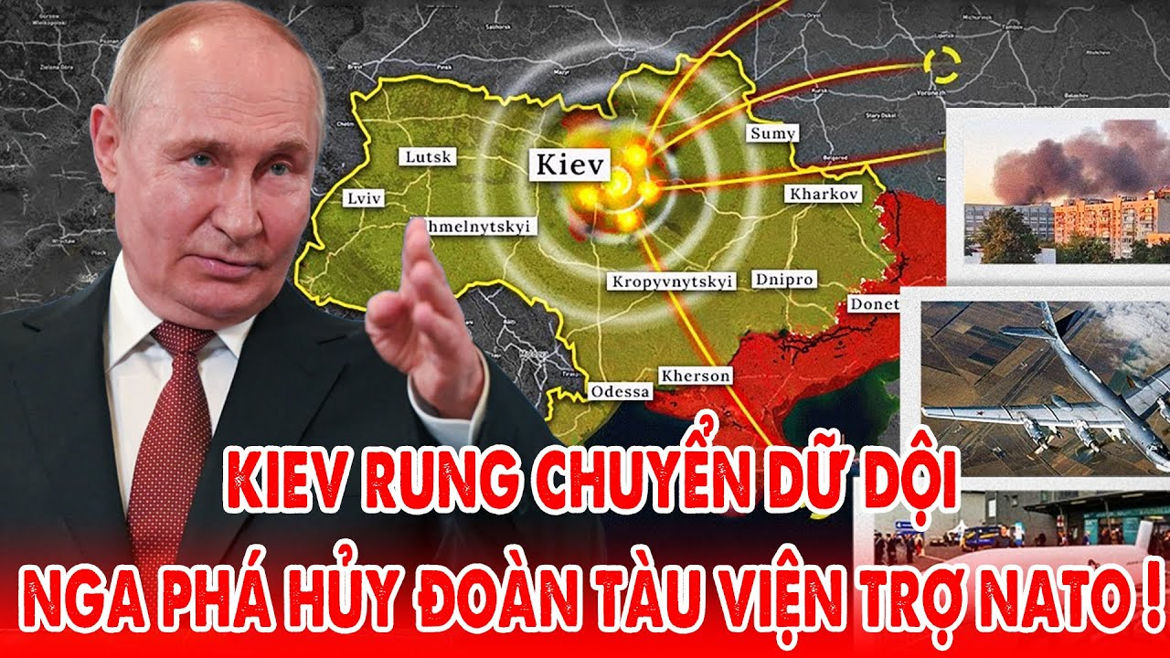 Kiev rung chuyển dữ dội, Nga hóa vàng cả đoàn tàu vũ khí NATO viện trợ ! – 5P KIẾN THỨC QUÂN SỰ