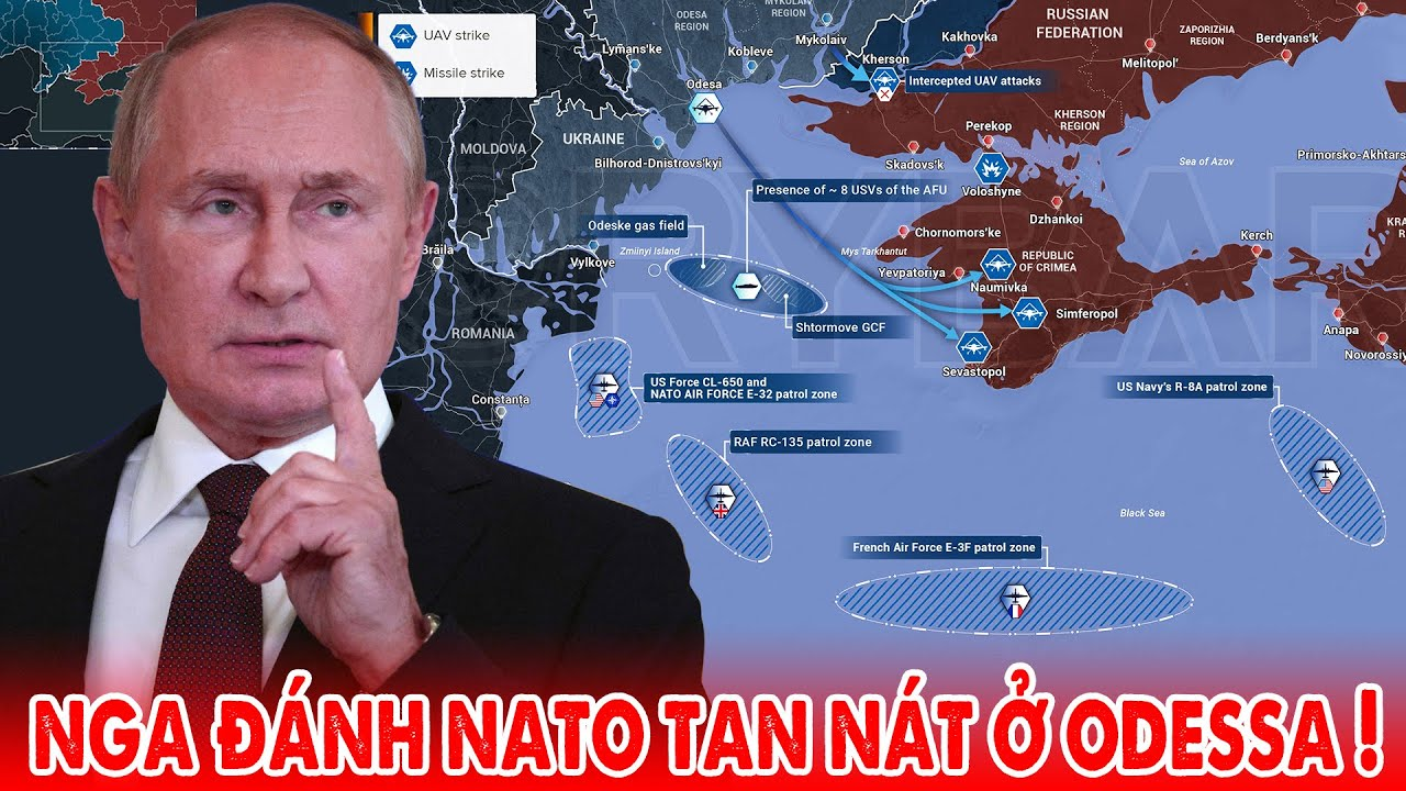 Nga dồn dập tấn công lính NATO ở Odessa, Putin ra mệnh lệnh thép đến thẳng châu Âu ! – 5P Kiến Thức