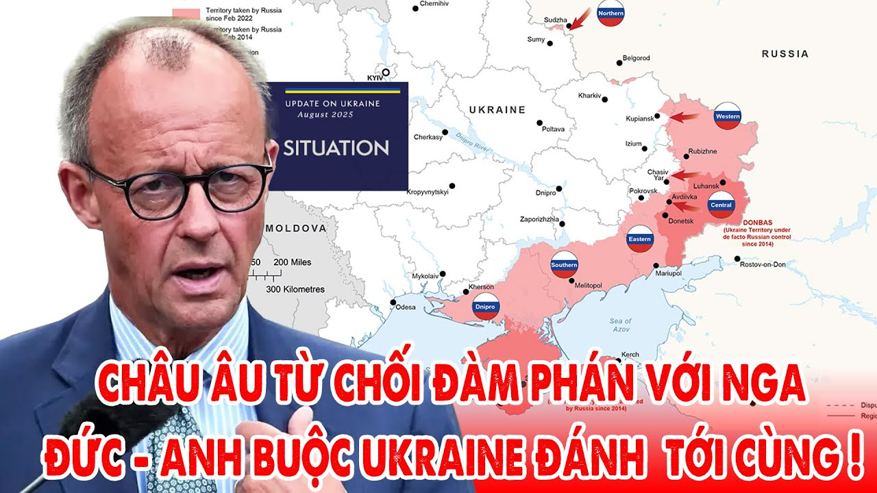 Châu Âu từ chối đàm phán với Nga, Đức – Anh buộc Ukraine phải đánh tới cùng !