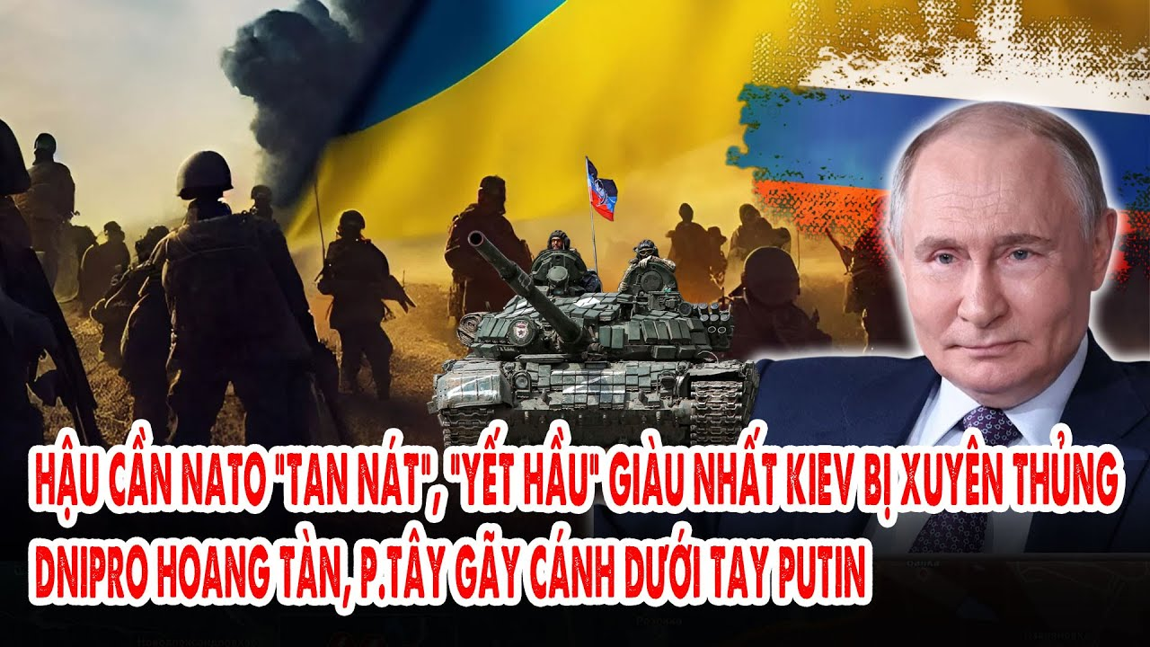 Hậu cần NATO “tan nát”, “yết hầu” giàu nhất Kiev bị xuyên thủng: Dnipro hoang tàn, p.Tây gãy cánh