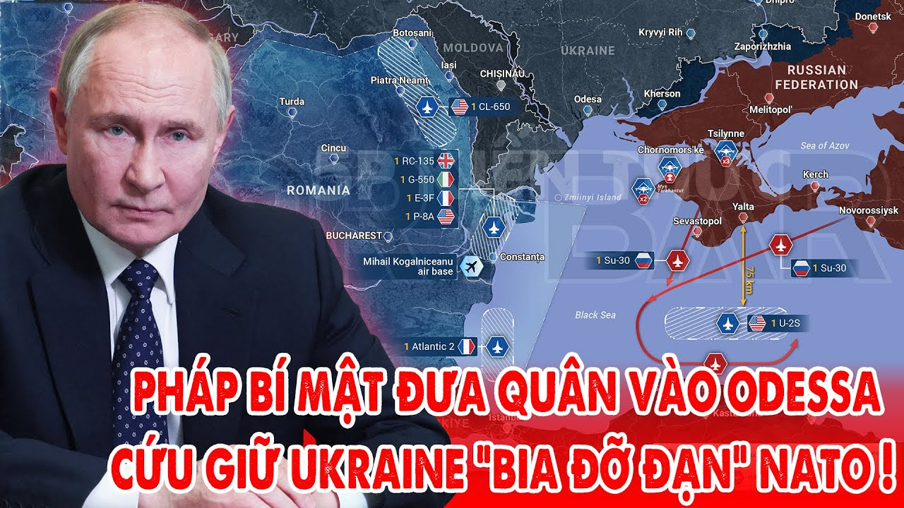 Pháp bí mật đưa quân vào Odessa, cứu giữ Ukraine “áo giáp đỡ đạn” của châu Âu ! – 5P Kiến Thức