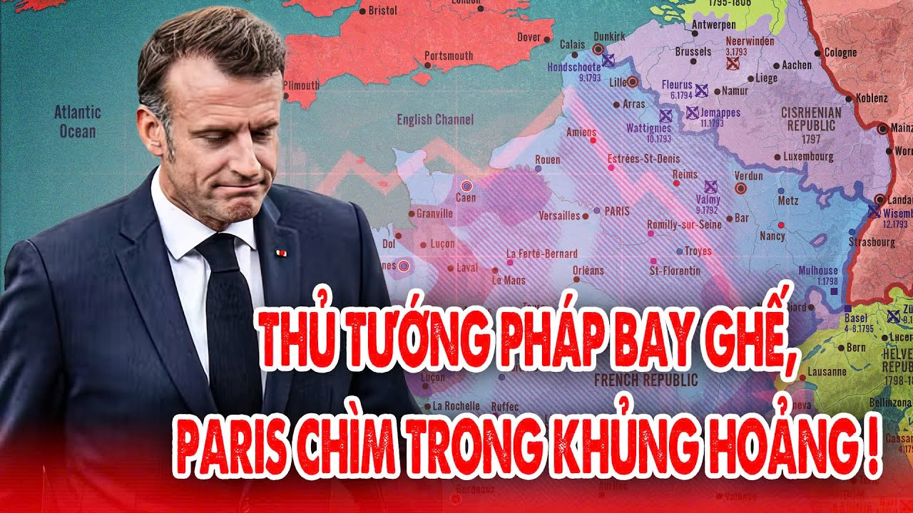 Nước Pháp chìm trong khủng hoảng, đế quốc thuộc địa sụp đổ dưới thời Marcon !