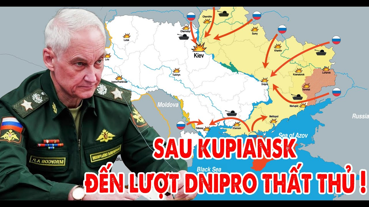 Nga kéo căng toàn chiến tuyến, Ukraine mất Kupiansk trong im lặng, Dnipro nguy cấp !