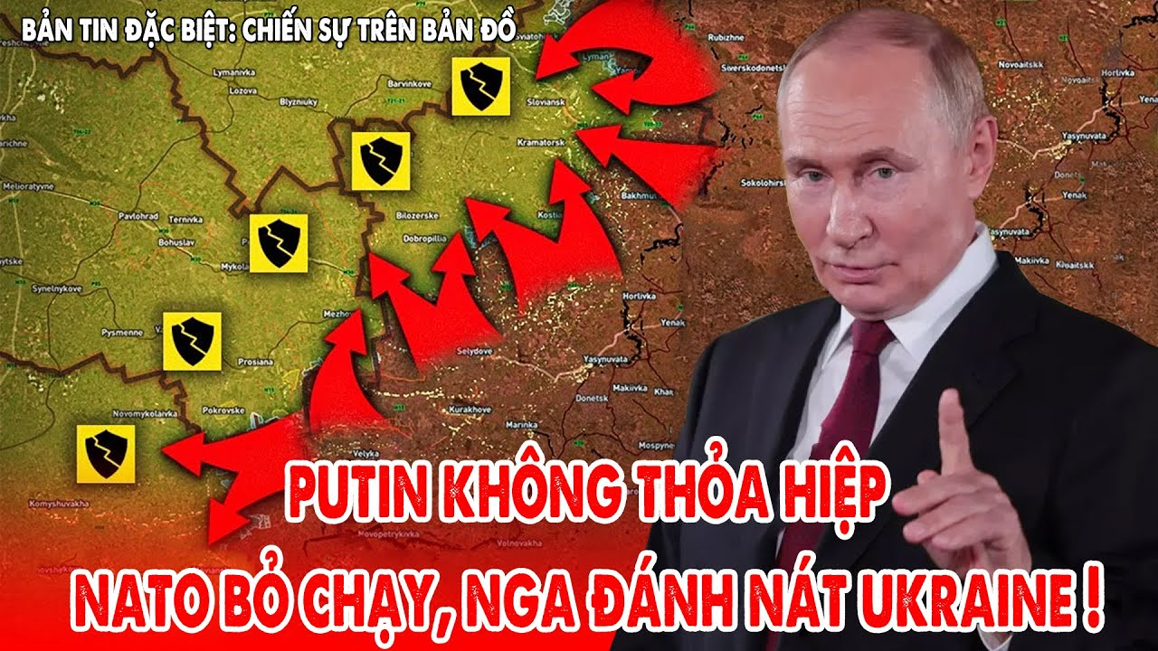 Putin không thỏa hiệp, NATO bỏ chạy, Nga đánh nát Ukraine ! – 5P Kiến Thức