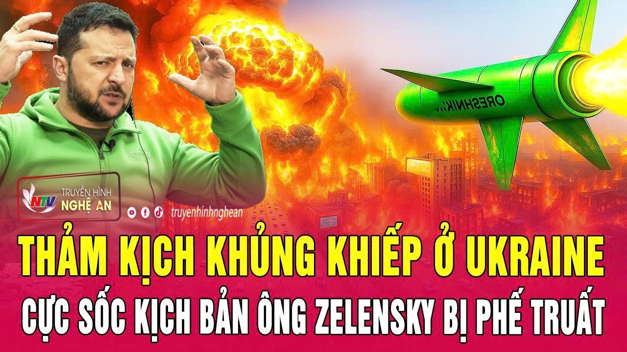 Thời sự quốc tế: Thảm kịch khủng khiếp ở Ukraine; Cực sốc kịch bản ông Zelensky bị phế truất