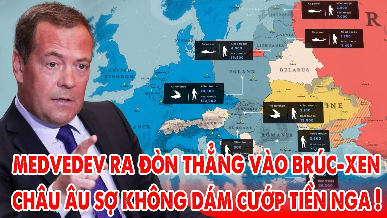 Medvedev cảnh cáo Châu Âu sẽ phải hối hận nếu chiếm đoạt tài sản đóng băng Nga ! – 5P Kiến Thức