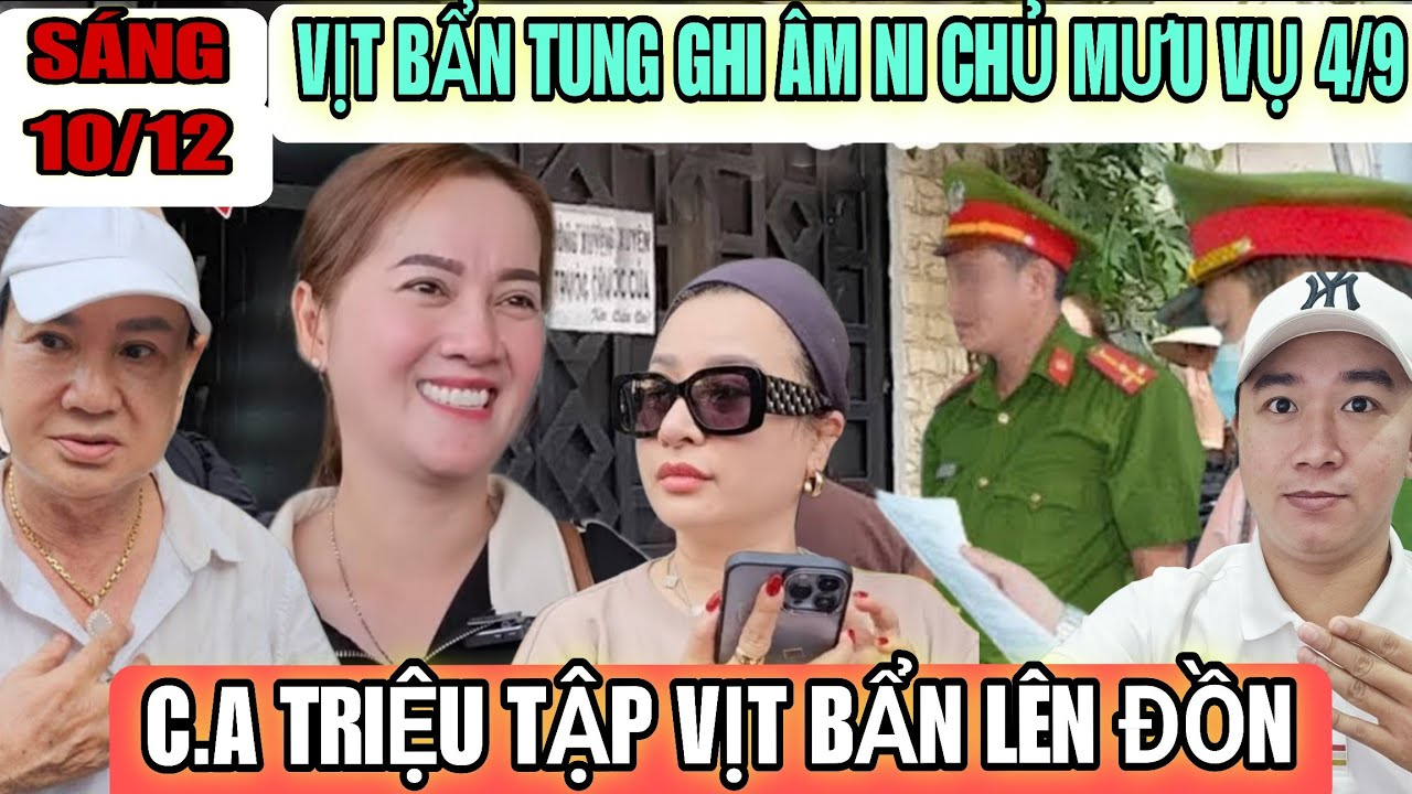 Vịt Bẩn Tung Ghi Âm Tố Ni Chủ Mưu Vụ 4/9 Bị Ông Giáo Mời Lên Đồn Uống Nước Trà