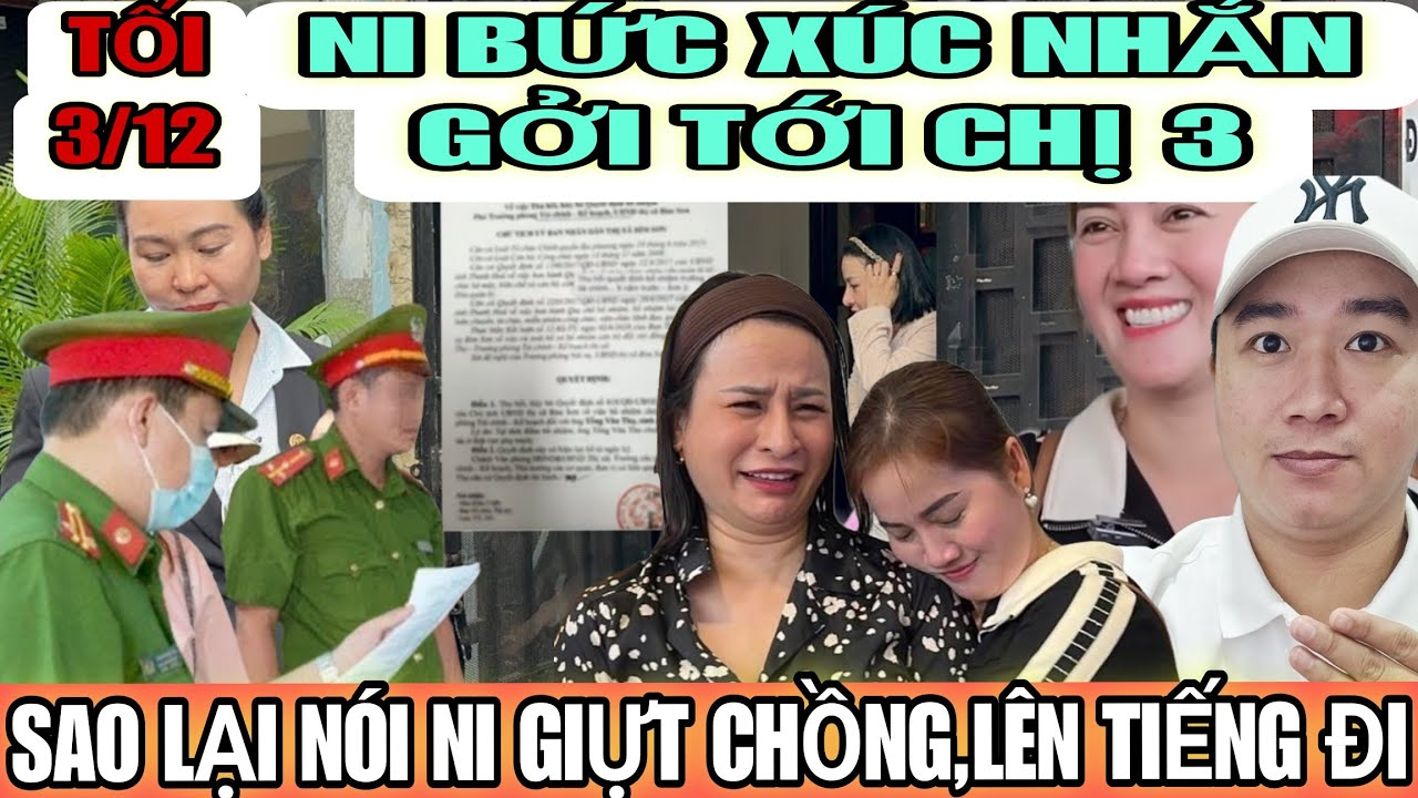 Ni Bức Xúc Yêu Cầu Chị 3 BT Lên Tiếng Vụ Tố Mình Giựt Chồng Là Sao ?