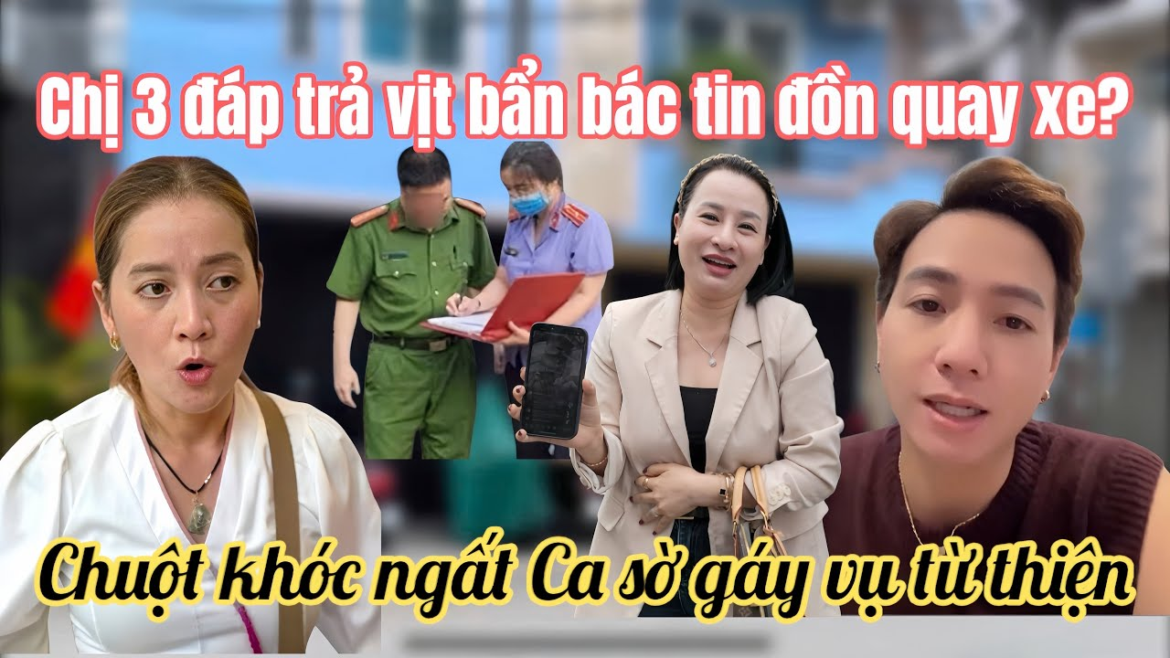 Chuột Khóc Ngất Bị CA Truy Ra Tiền Sao Kê, Chị 3 Đáp Trả Vịt Bẩn Vụ Giật Chồng Bảo Vệ Ni