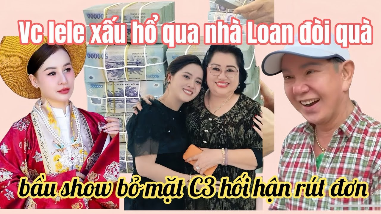 Má 4 Đến Nhà Hồng Loan Làm Rõ Số Tiền Điếu, C3 Khóc Lóc Bầu Show Tẩy Chay Hối Hận Rút Đơn Kiện