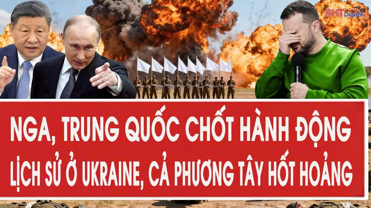 Tâm điểm quốc tế 8/2: Nga, Trung Quốc chốt hành động lịch sử ở Ukraine, cả phương Tây hốt hoảng