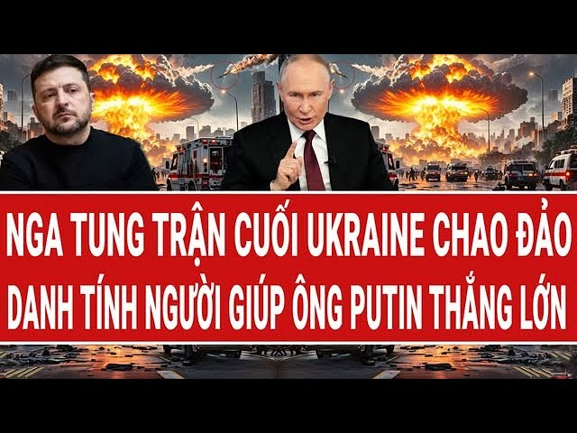 Bản tin thế giới 10/2: Nga tung “trận cuối” Ukraine chao đảo; lộ nhận vật giúp ông Putin thắng lớn