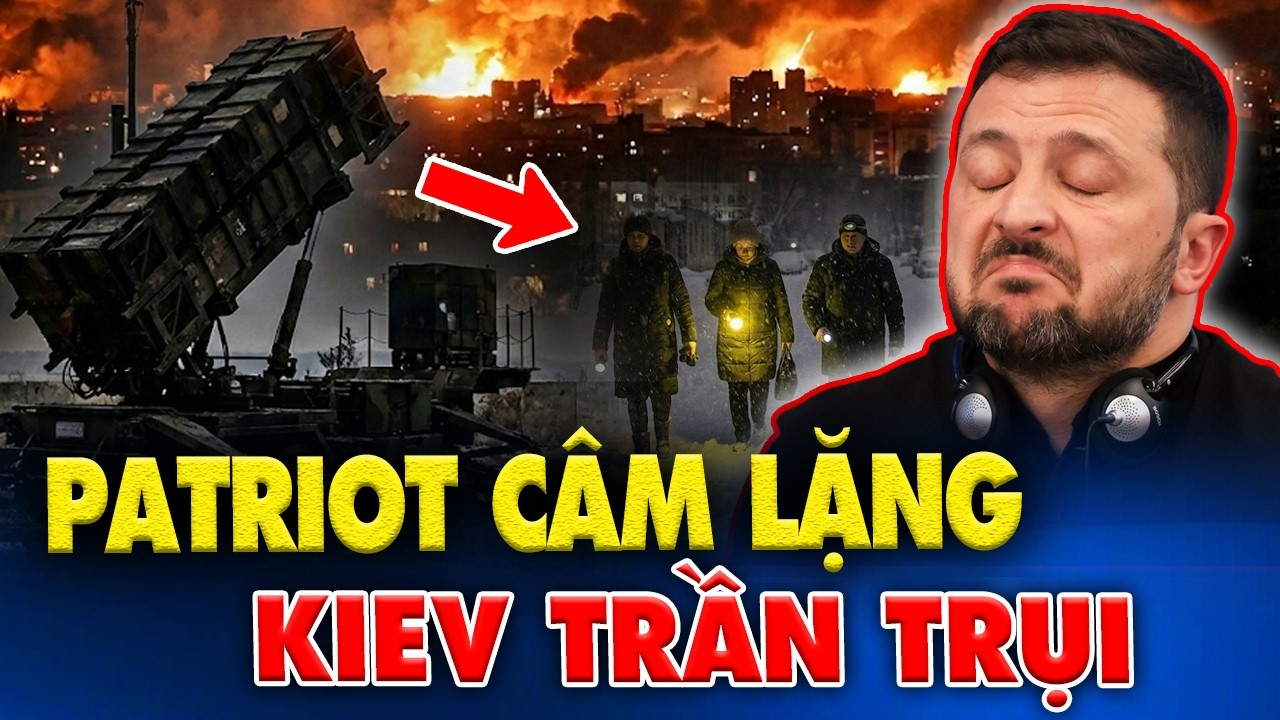 Ukraine sụp đổ phòng thủ: Patriot ‘câm lặng’, Kiev trần trụi dưới cơn mưa tên lửa Nga