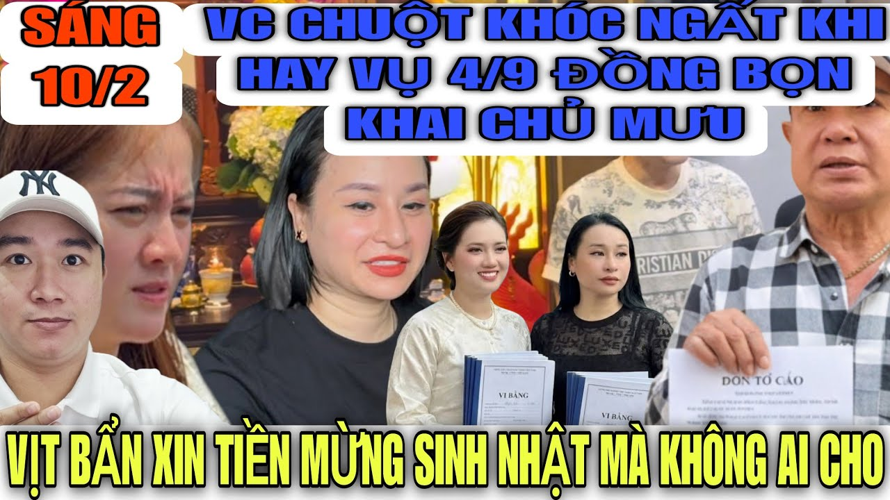 Vc Chuột Khóc Ngất Khi Biết Vụ 4/9 Thêm Đồng Bọn Khai Bít Tham Chủ Mưu Hại Lê Minh Hồng Ni Tại Quán