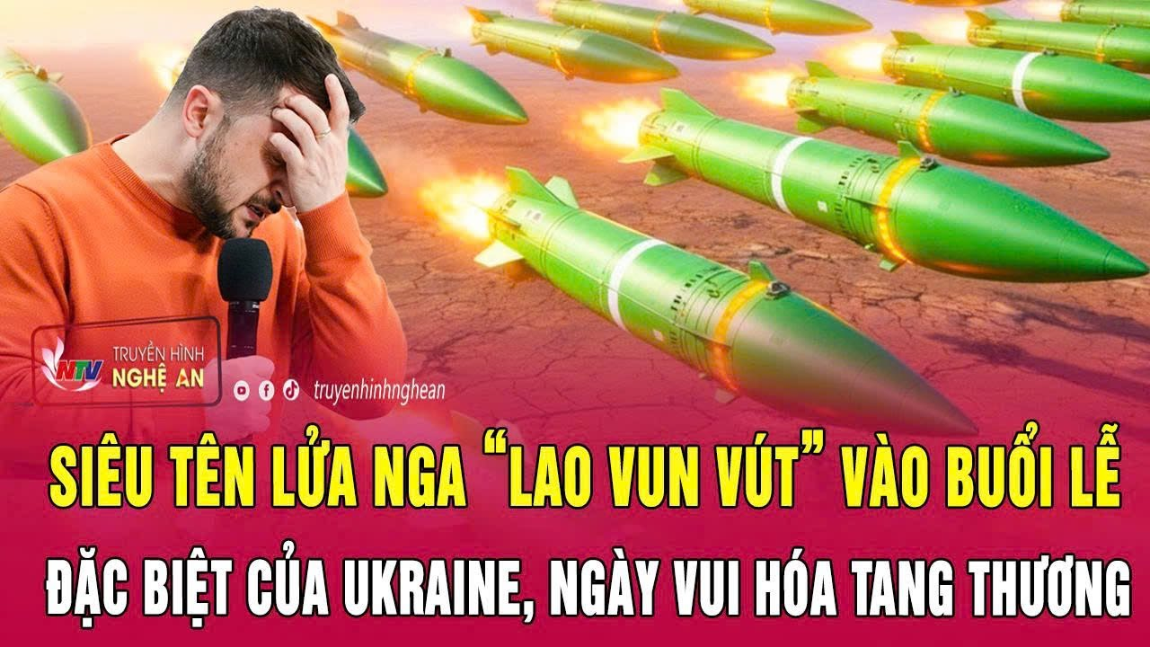 Siêu tên lửa Nga “lao vun vút” vào buổi lễ đặc biệt của Ukraine, ngày vui hóa tang thương