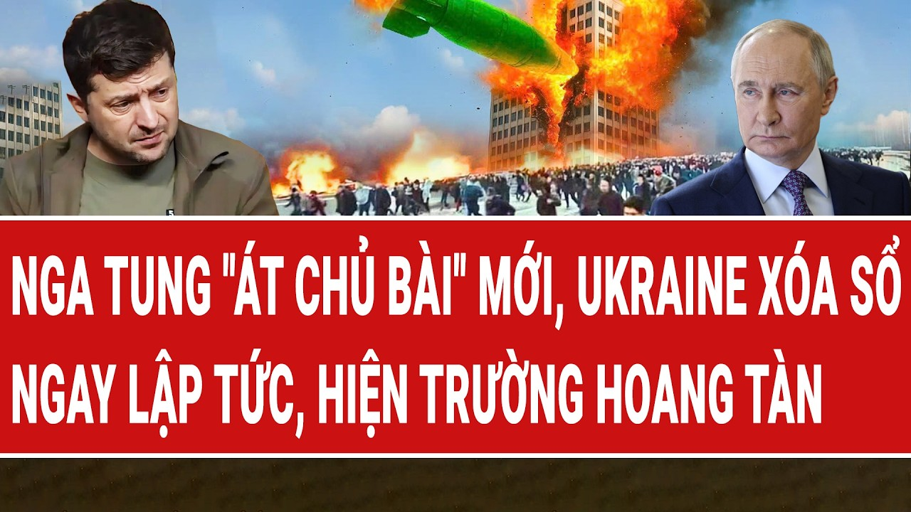 Bản tin quốc tế 12/2: Nga tung “át chủ bài” mới, Ulraine xóa sổ ngay lập tức, hiện trường hoang tàn