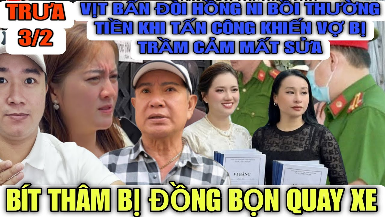 Vịt Bẩn Ăn Vạ Bắt Hồng Ni Bồi Thường Tiền Khi Tấn Công Khiến Vợ Bị Trầm Cảm Mất Sữa