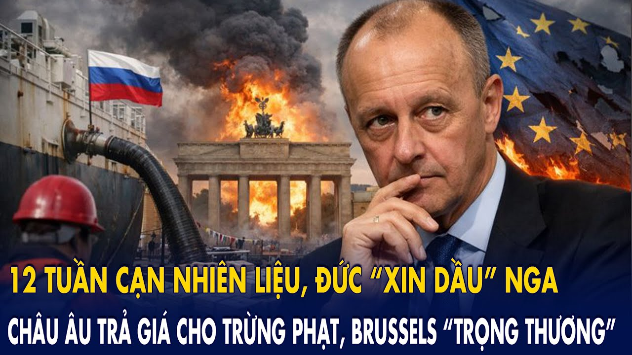 12 tuần cạn nhiên liệu, Đức “xin dầu” Nga: Châu Âu trả giá cho trừng phạt, Brussels “trọng thương”