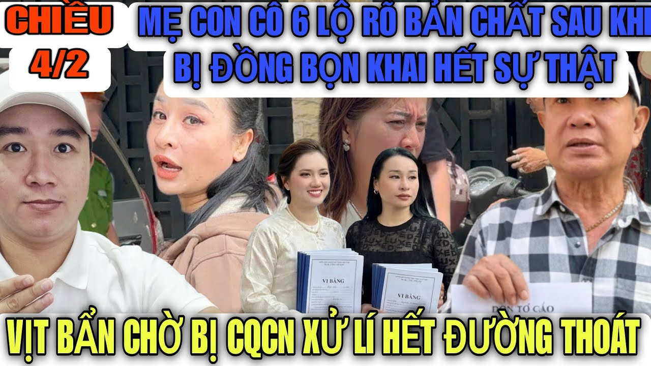 Mẹ Con Cô 6 Khóc Lóc Xin Tiền MTQ Sau Khi Bị Đồng Bọn Quay Xe, Vịt Bẩn Chờ CQCN Xữ Lí Hết Đường Cứu