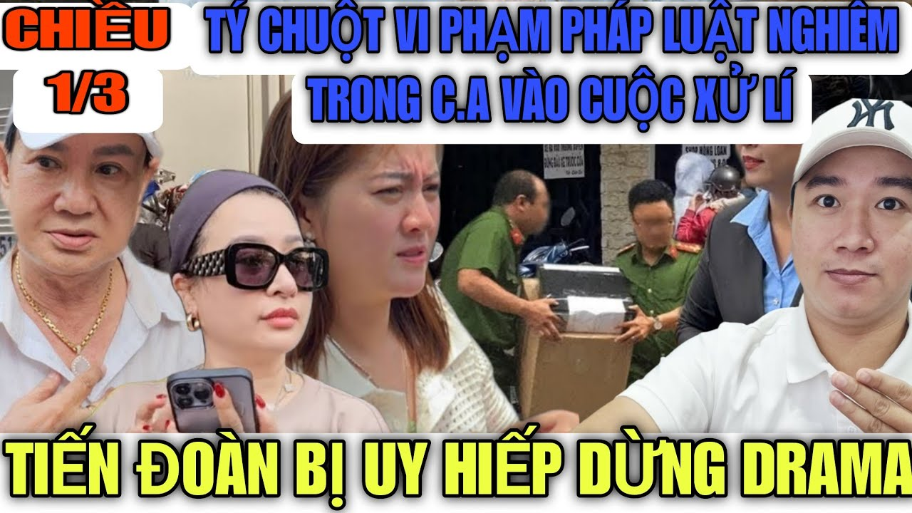 Tý Chuột Vi Phạm Pháp Luật Nghiêm Trọng CQCN Vào Cuộc Xử Lí, Vụ 4/9 Tìm Chủ Mưu Bít Thâm Khóc Ngất