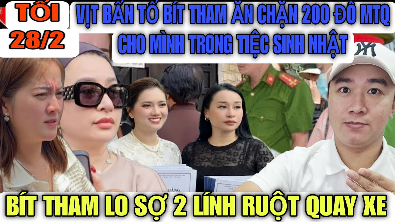 Vịt Bẩn Tố Bít Thâm Ém Tiền MTQ Cho 200 Đô Trong Tiệc Sinh Nhật Tý Chuột