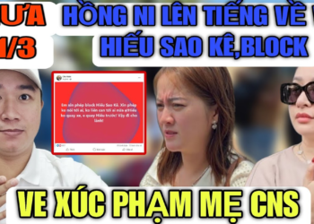 Hồng Ni Chính Thức Lên Tiếng Block Hiếu Sao Kê, Ve Xúc Phạm Mẹ CNS Trước Thềm Đám Giỗ